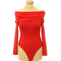 F&F piros elasztikus body