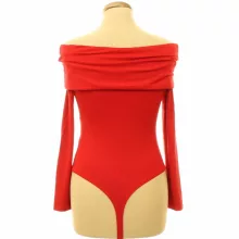 F&F piros elasztikus body