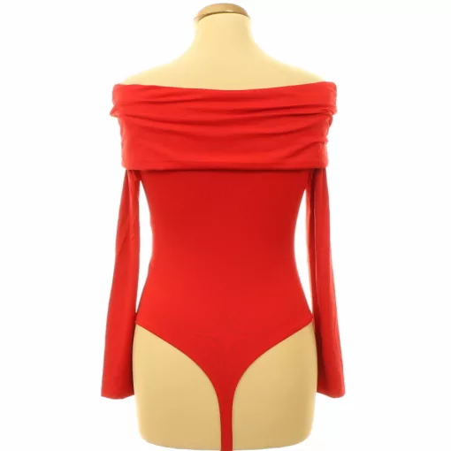 F&F piros elasztikus body