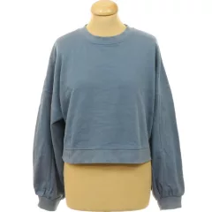 C&A kék crop pulóver