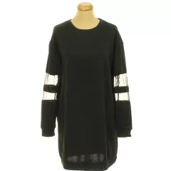 Shein neccbetétes ujjú pulóverruha