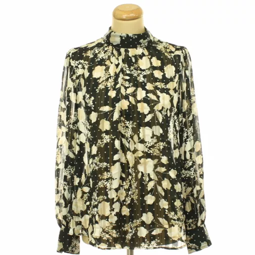 H&M mintás selyemfényű blúz