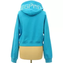 Esprit kapucnis kék pulóver