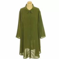 Shein khakizöld nagyméretű tunikaing