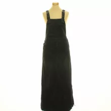 Shein rojtozott fekete farmer maxi ruha
