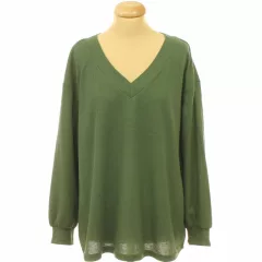 Shein khakizöld pulóver