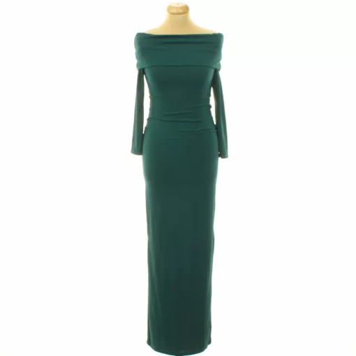Boohoo zöld maxi ruha