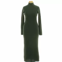 Zara sötétzöld ruha