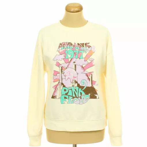Primark Pink Floyd krémszínű pulóver