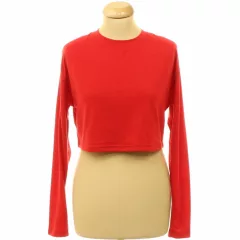 Shein ejtett vállú crop felső