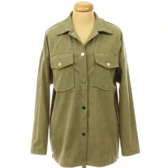 Shein khakizöld oversize kordársony ing