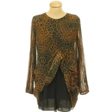 Zara leopárdmintás muszlin miniruha