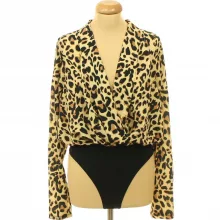 Boohoo leopárdmintás ingbody
