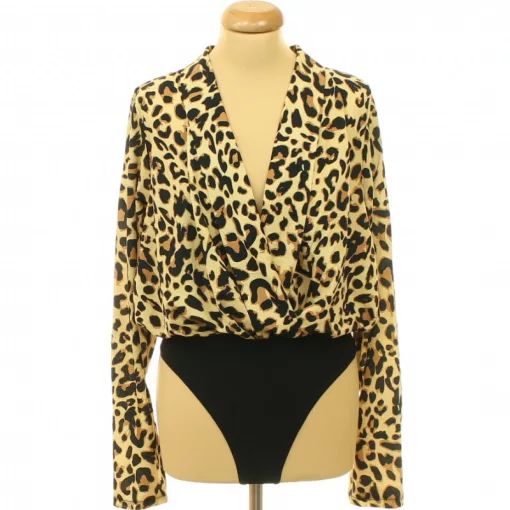 Boohoo leopárdmintás ingbody
