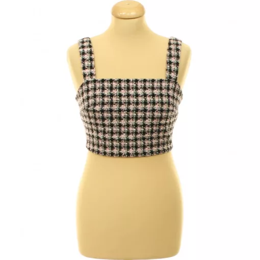 Primark tyúklábmintás buklészövet top