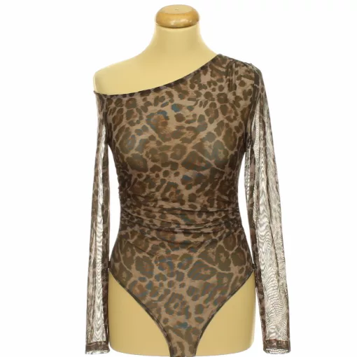 Leopárdmintás necc body
