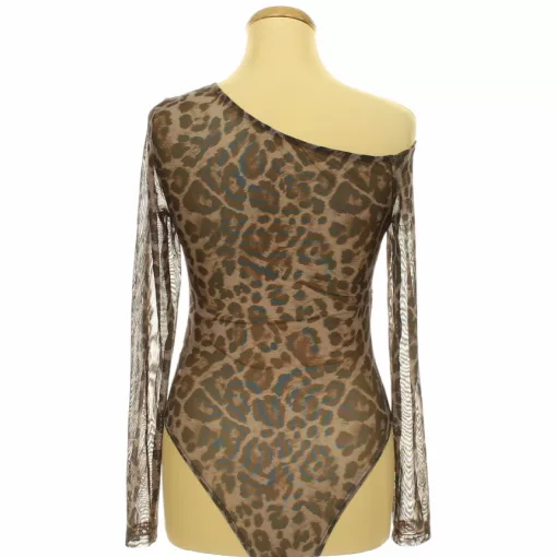 Leopárdmintás necc body
