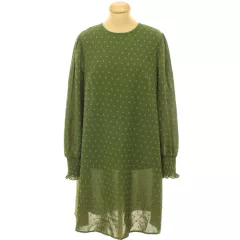 Shein mintás zöld ruha
