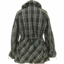 Kockás átmeneti kabát