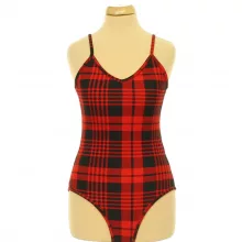 Shein kockás body