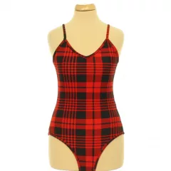 Shein kockás body