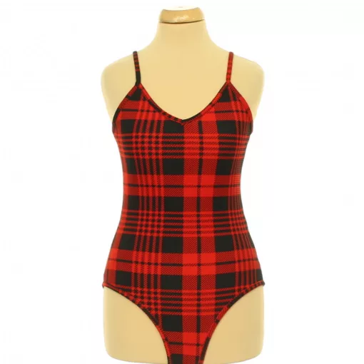 Shein kockás body