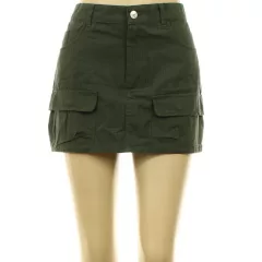 Zara zöld cargo miniszoknya