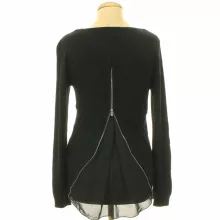 Vero Moda fekete kötött pulóver