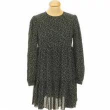 Boohoo pöttyös fekete ruha