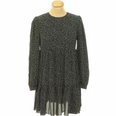 Boohoo pöttyös fekete ruha