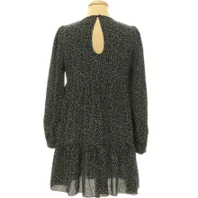 Boohoo pöttyös fekete ruha