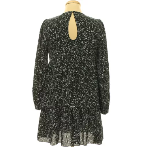 Boohoo pöttyös fekete ruha