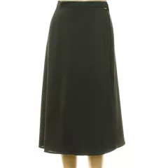 H&M átlapolt fekete szatén szoknya