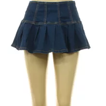 Shein elasztikus farmer miniszoknya