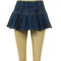 Shein elasztikus farmer miniszoknya