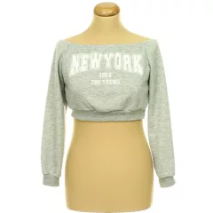 Shein feliratos pulóver