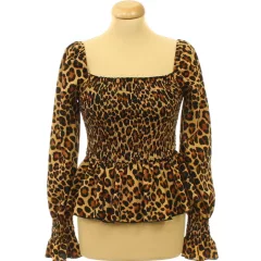 New Look leopárdmintás gumírozott felső
