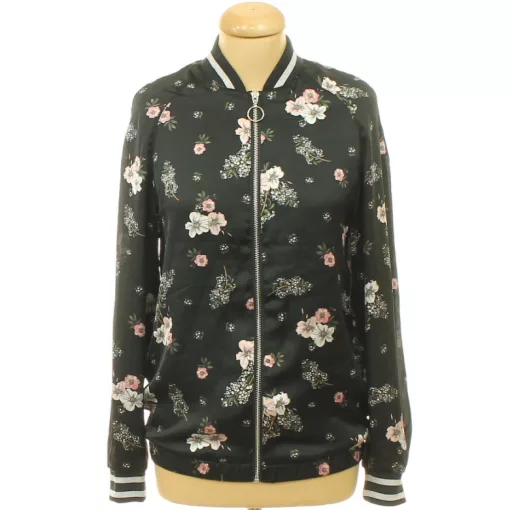 H&M virágmintás szatén dzseki