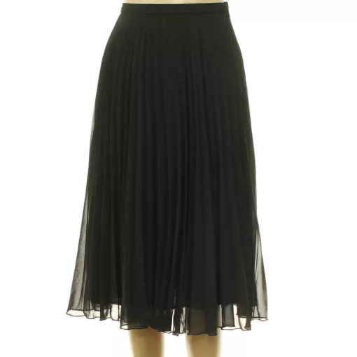 Asos pliszírozott fekete szoknya
