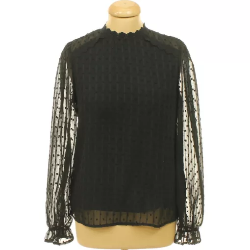 Shein horgolt csipkeszegélyes blúz