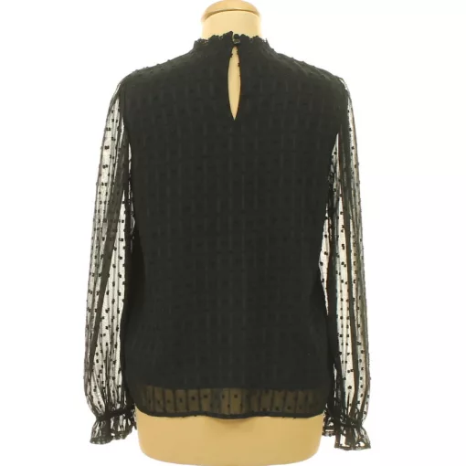Shein horgolt csipkeszegélyes blúz