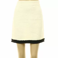 H&M krémszínű buklészövet szoknya