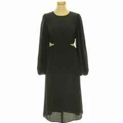 Vero Moda nyitott derekú fekete ruha