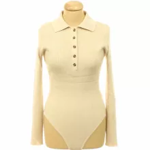 Missguided galléros bordáskötött body