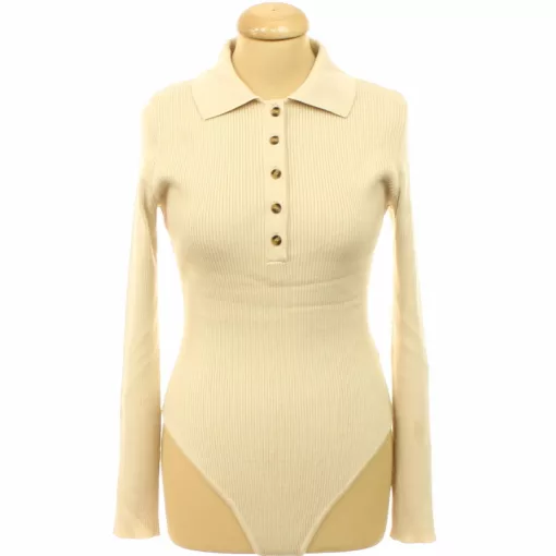 Missguided galléros bordáskötött body