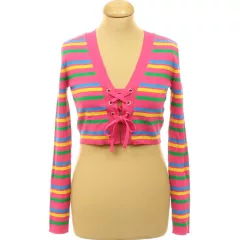 River Island fűzős kötött felső