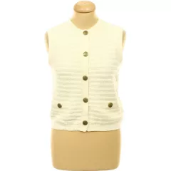New Look krémszínű kötött mellény