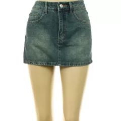 Shein kék farmer szoknya