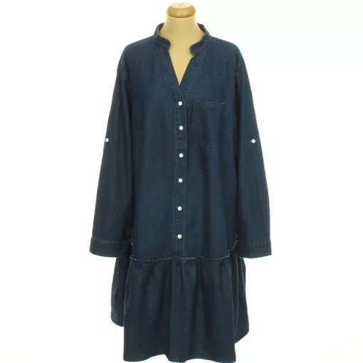 Shein roll-up ujjú farmer ruha