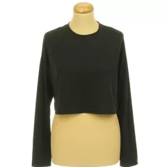 Shein fekete crop felső